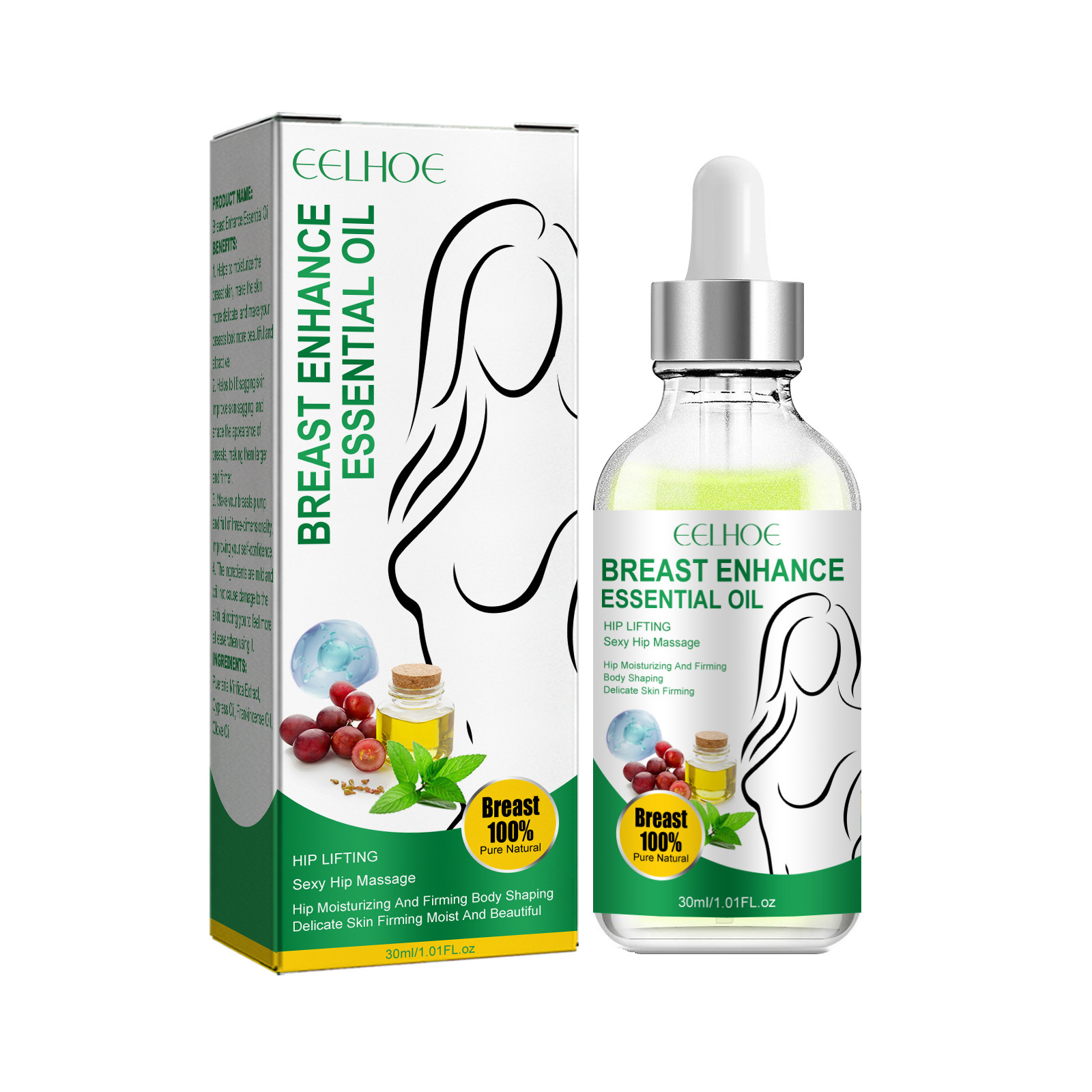 EELHOE Chest Lifting Essential Oil spendet Feuchtigkeit, strafft die Brust und verhindert Erschlaffung_voghion.com