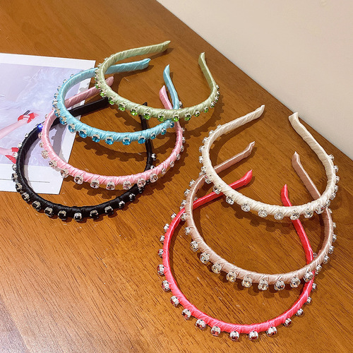 Eurasian fashion heavy work crystal hair clip for women, cross-border new style, palace retro style face washing hair holder, wholesale hair clip