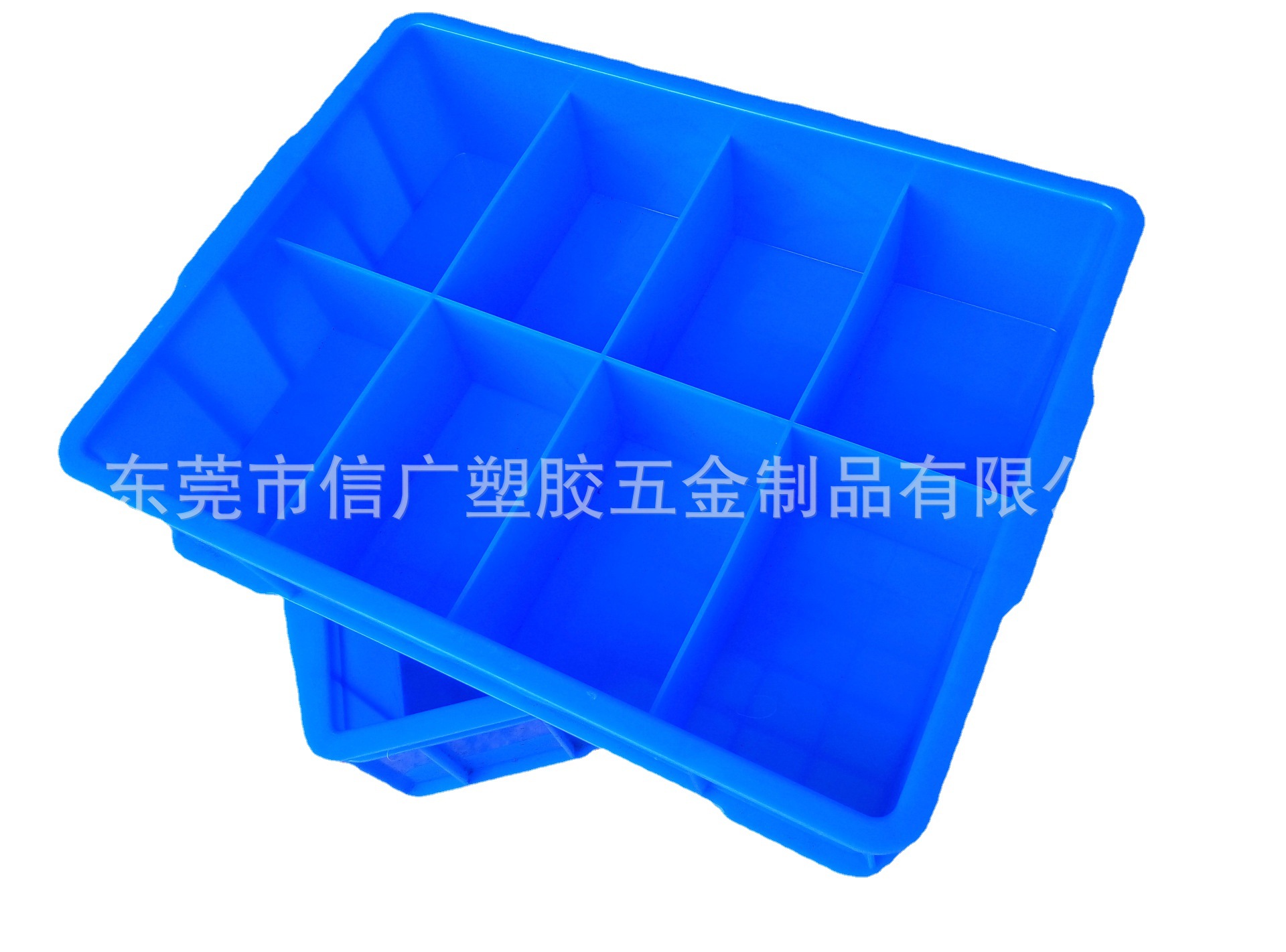 批发塑料分格箱 8格加厚分类零件盒 全新料食品级周转箱胶筐