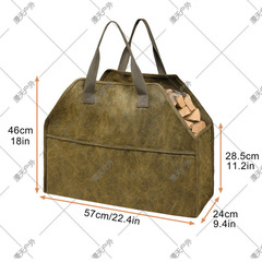 Amazon AliExpress Dropshipping Outdoor Firewood Storage Bag, Log Storage Bag, Canvas Wood Bag