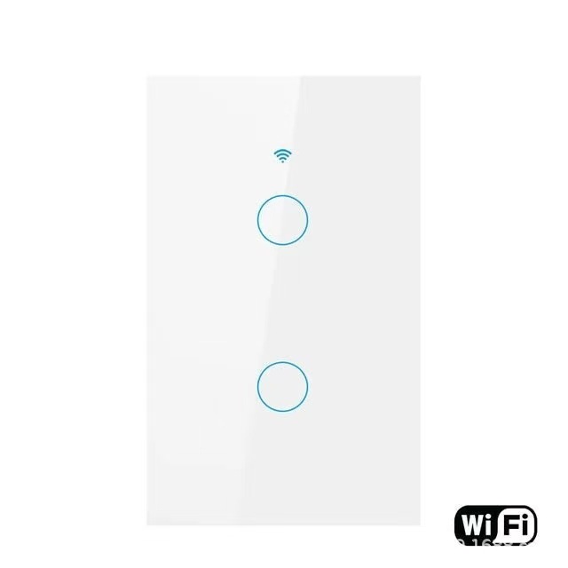 Interruptor Inteligente Táctil Estándar EE.UU. 120 WiFi RF433 de Latón y ABS con Control por App image 8