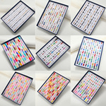 Фруктовые креативные серьги, комплект с бантиком, 100 пары, в цветочек