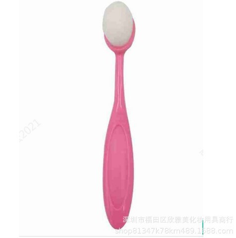 No. 4 cepillo de dientes cepillo base cepillo de maquillaje no comer polvo cepillo de limpieza de color Mango flexible cepillo de crema BB en stock