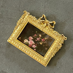 歐式雕花樹脂浮雕相框擺件裝飾家居軟裝擺件擺台玄關臥室客廳擺台