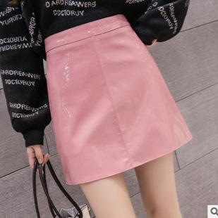 �r����������@�ݰ���ȹ��ȹ�¿�Ů�bA��ȹ�ǹ�ɫPUƤȹ��ȹ