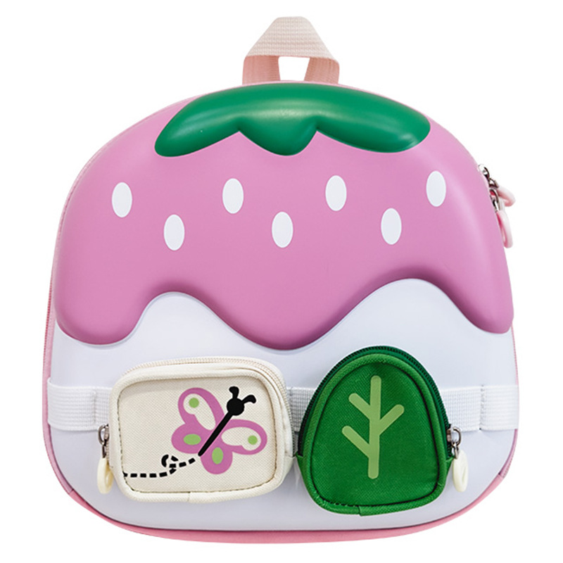 Bolsa infantil transfronteriza de dibujos animados, cáscara de huevo, mochila transpirable, niñas lindas, bolsas escolares de jardín de infantes de clase media y grande