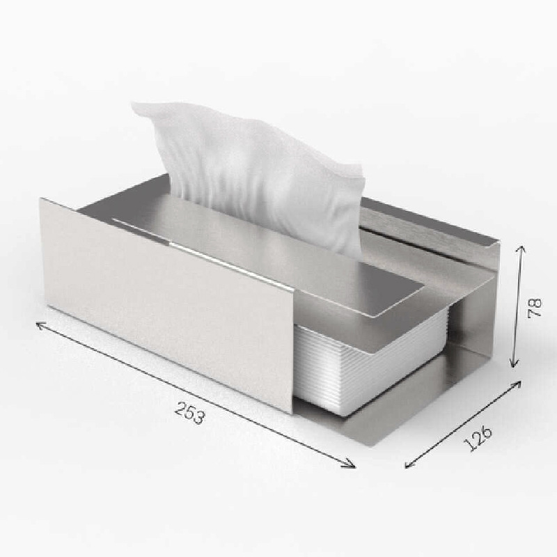 雲物生活横顔ステンレスティッシュケース304食用級引き出し箱シンプルオープンデザイン抽出