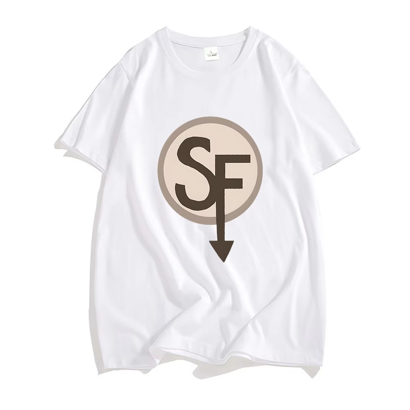 Sally Face Print Short Sleeve Men's and Women's T-Shirt Streetwear Hip Hop Graphic T-Shirt Cotton T-Shirt Top