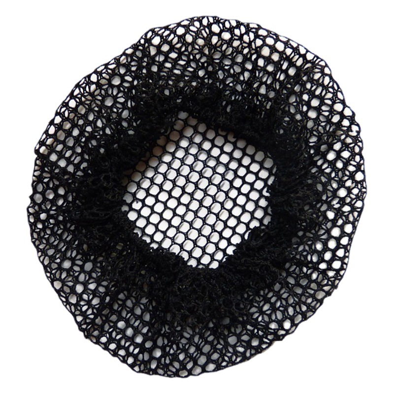 Pure handmade crocheted hair net black encrypted thick net SPARE Full Head bag professional flower hair net pocket fine Net Wholesale