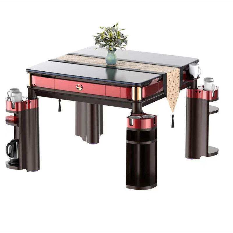 高档静音麻将机全自动餐桌两用棋牌家用可折叠四口机多功能机麻|undefined