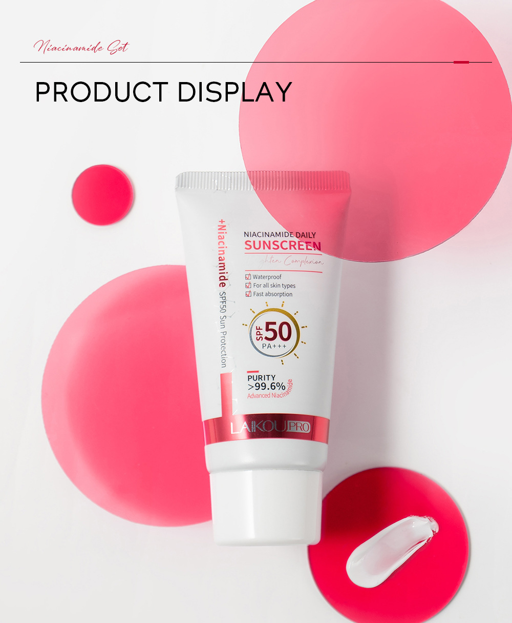 Cross-border LAIKOU Laikou pro Nicotinamide Daytime sunscreen50g Hydrating, Moisturizing and Isolating one-piece consignment undefined