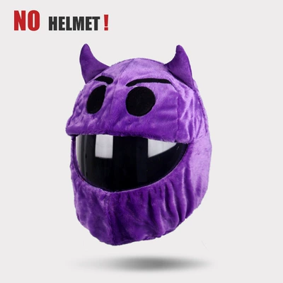 Men and Women Motorcycle Full-Face – Motosiklet dəbilqələri - purple-little-devil