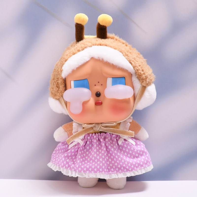 ただの子供服】泣く子供の涙の工場はゴムの顔の人形をごまかします。