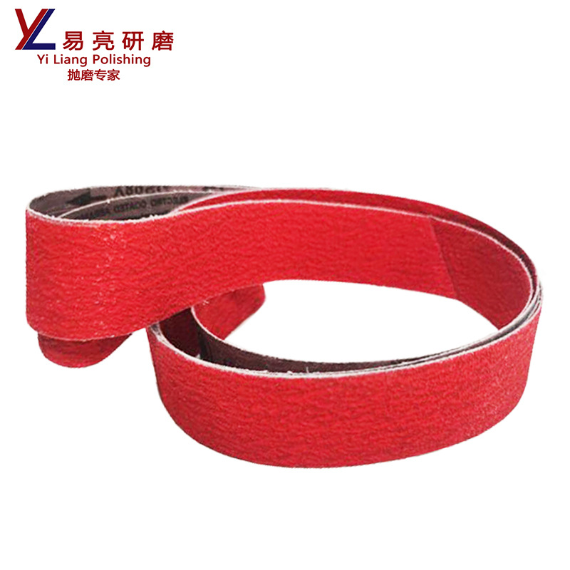 抛光陶瓷砂带快速的切削砂带打磨汽车零部件去毛刺焊缝焊疤铝制品