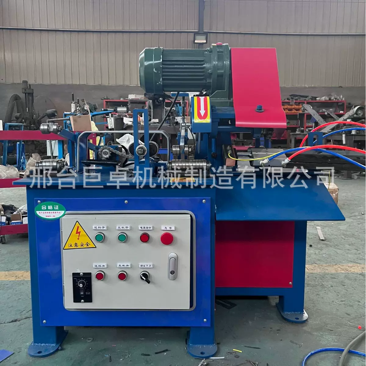 全自动切管机厂家送料切机圆管镀锌管消防不锈钢管滚刀毛刺切割机