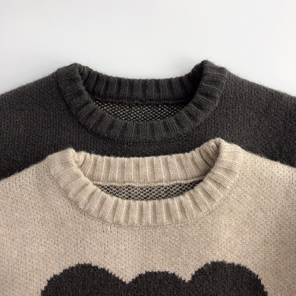 Retro children's demi-season sweater
