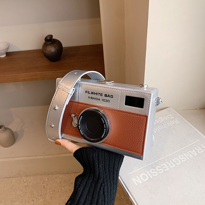 Fashionable camera, equipment bag, brand shoulder bag, box, Korean style, internet celebrity