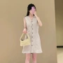 v领无袖新品夏季短裙
