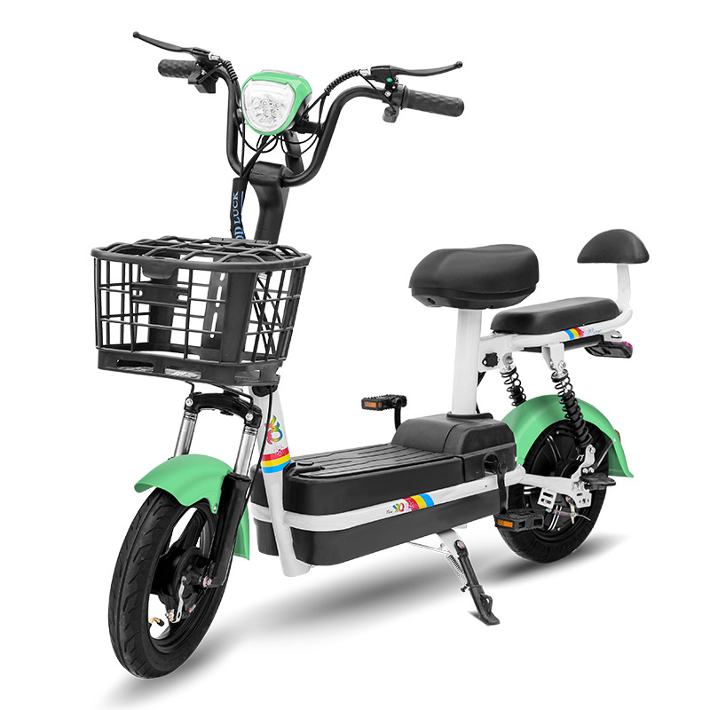 Venta al por mayor transfronteriza pequeña bicicleta eléctrica fantasma bicicleta eléctrica de dos ruedas fabricante de origen de comercio exterior nuevo coche de batería conveniente