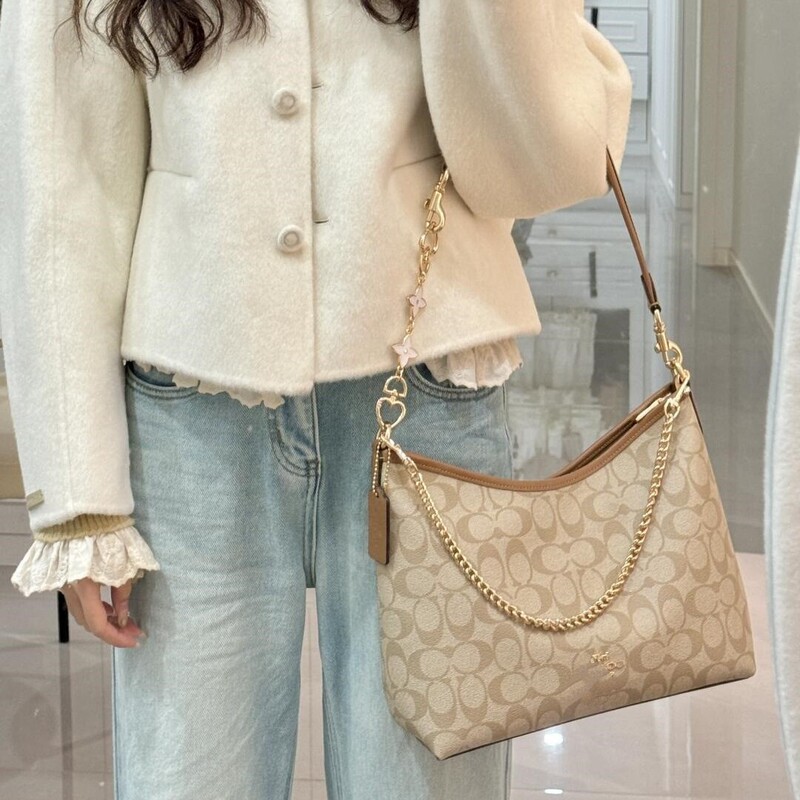 High-End Version of the New Kou Brand Laurela31 Vintage Fashion Monogram Shoulder Bag, Underarm Bag, and Handbag for Women High-End Version of the New Kou Brand Laurela31 Vintage Fashion Monogram Shoulder Bag, Underarm Bag, and Handbag for Women