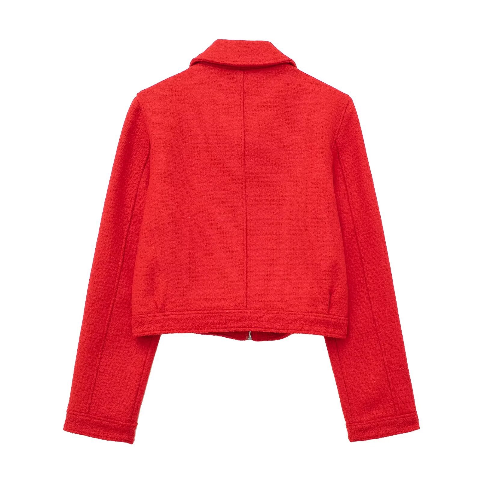 Women's 2024 Spring New Texture Jacket Coat+Texture Mini Skirt Set_voghion.com