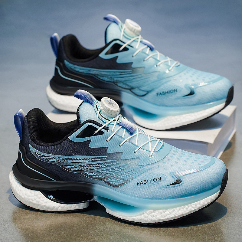 Youth Sports Shoes for Men 2026, Running Shoes with Dial Buckle, Shock-Absorbing Casual Shoes, Breathable Men's Shoes, Versatile Casual Wear