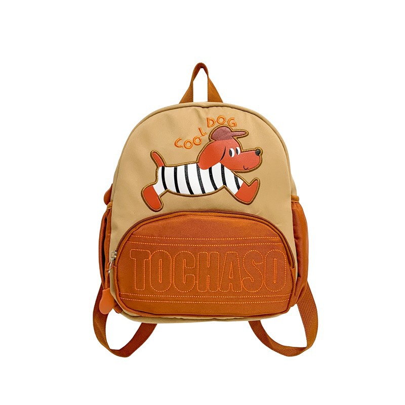 Caricaturas lindas perros, mochila para niños y niñas, nueva mochila infantil, mochila para niños con letras extranjeras, moda