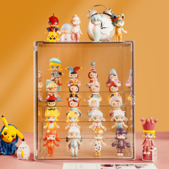 Blind Box Storage and Display Stand Pop Mart Display Collection Cabinet Large Capacity Transparent Dustproof Figure Doll Storage Box