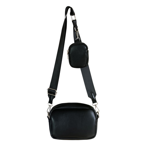 2024 Korean New Ins Minimalist Personality Trendy Cool Retro Clutch Small Square Bag Three-in-One Shoulder Crossbody Bag