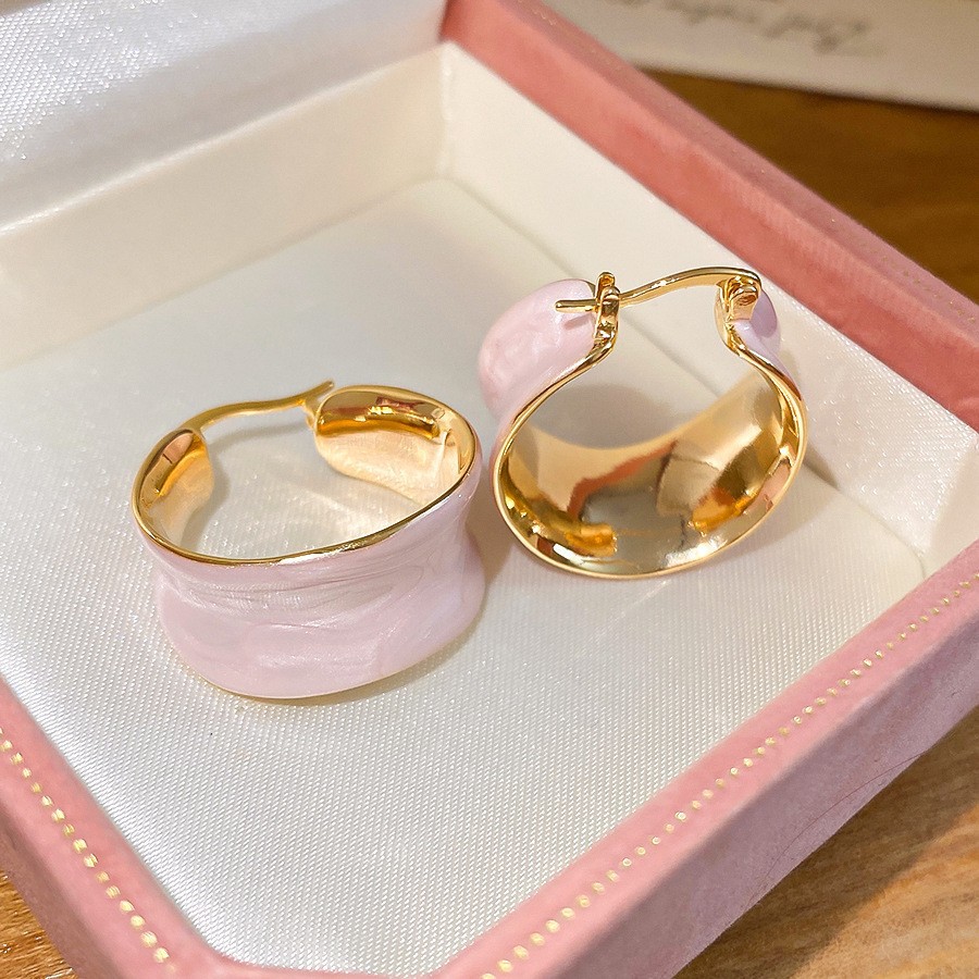 Aguja de plata Corea del Sur diamante Opal flor pendientes diseño fresco Rosa pendientes moda pendientes dulces al por mayor