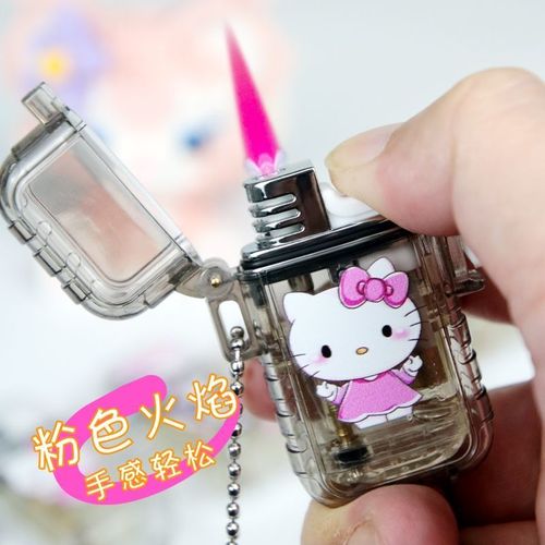 True waterproof removable Culomi lighter waterproof lighter Melody Sanrio transparent lighter