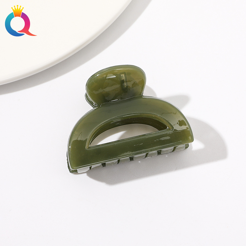 Qiyue jalea coreana pequeña horquilla clip lateral Cabeza trasera updo clip de pelo tamaño pequeño flequillo clip accesorios para el cabello tocado al por mayor