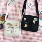 Japanese Harajuku cute vintage girl messenger bag Korean style student canvas bag female messenger bag