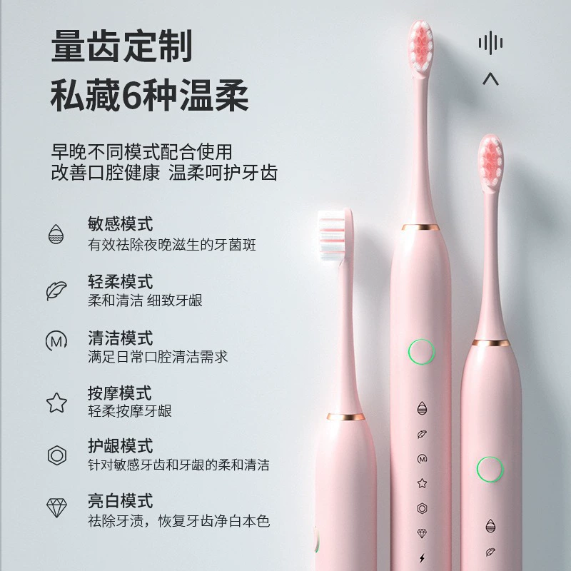 Soft automatic universal toothbrush for children and adults, wholesale, fully automatic