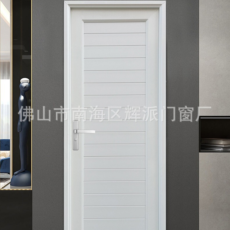 Upvc Plastic Steel Door Factory School Construction Site Dormitory Home Indoor Bathroom Toilet Flat Door Home Decoration Pvc Door