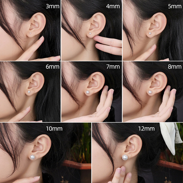 Fresh earrings from pearl