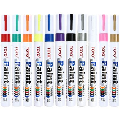 Paint Pen fade Oily marking pen Sign white Fade tyre marker pen Paint golden wholesale