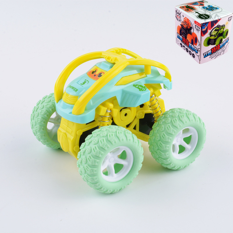 Inercia 4WD juguetes para niños y niñas acrobacias rodante coche de caída modelo de automóvil infantil al por mayor