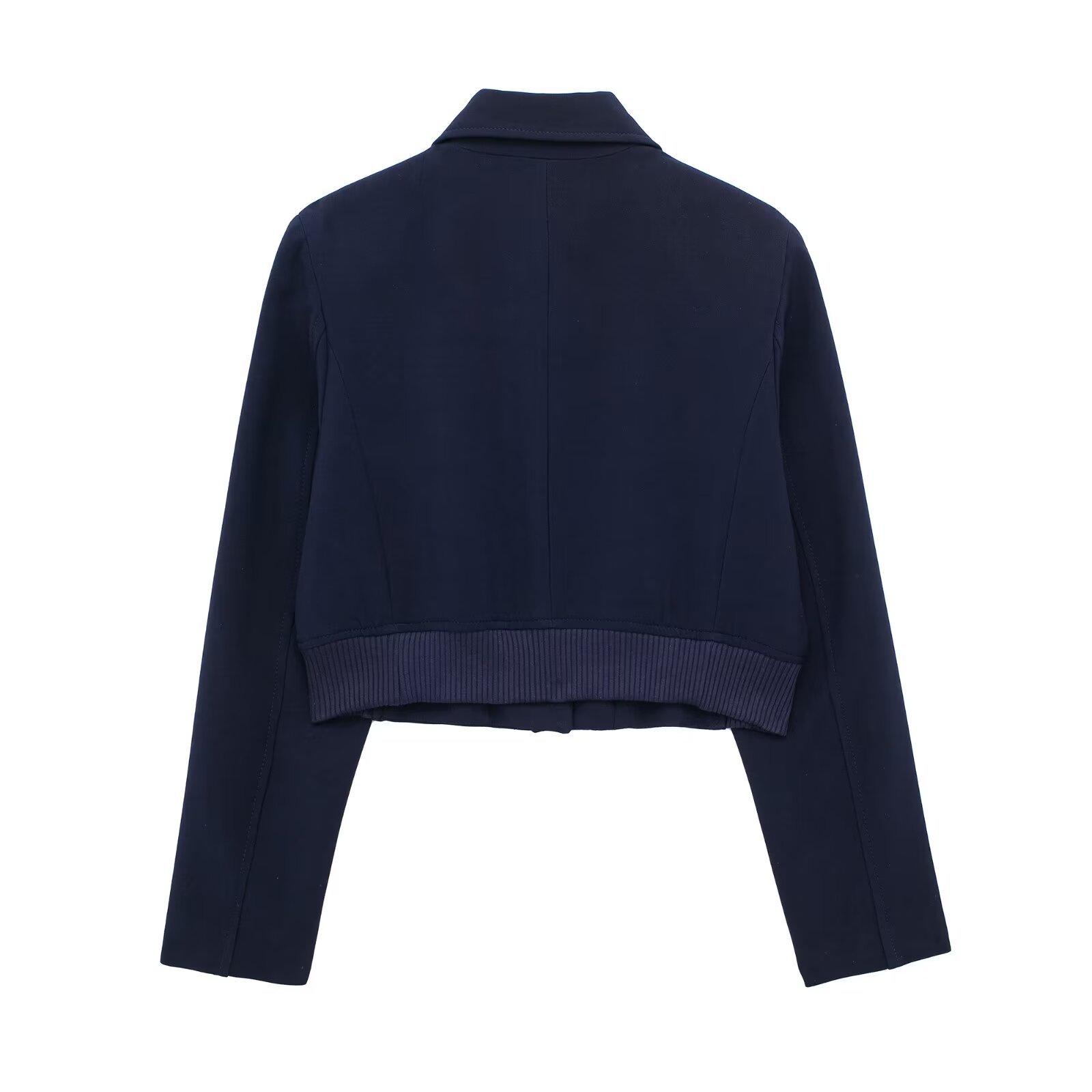 ZR women's 2024 new flip cover decoration short pilot jacket+lace up pants set_voghion.com