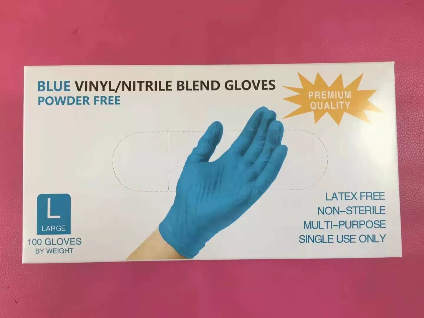 英科 Disposable PVC composite nitrile/nitrile/nitrile gloves for home use CE FDA 510K