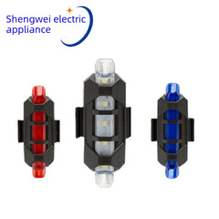Cross-border bicycle light USB charging LED warning light night riding bike rear light 918 cycling equipment mountain bike light