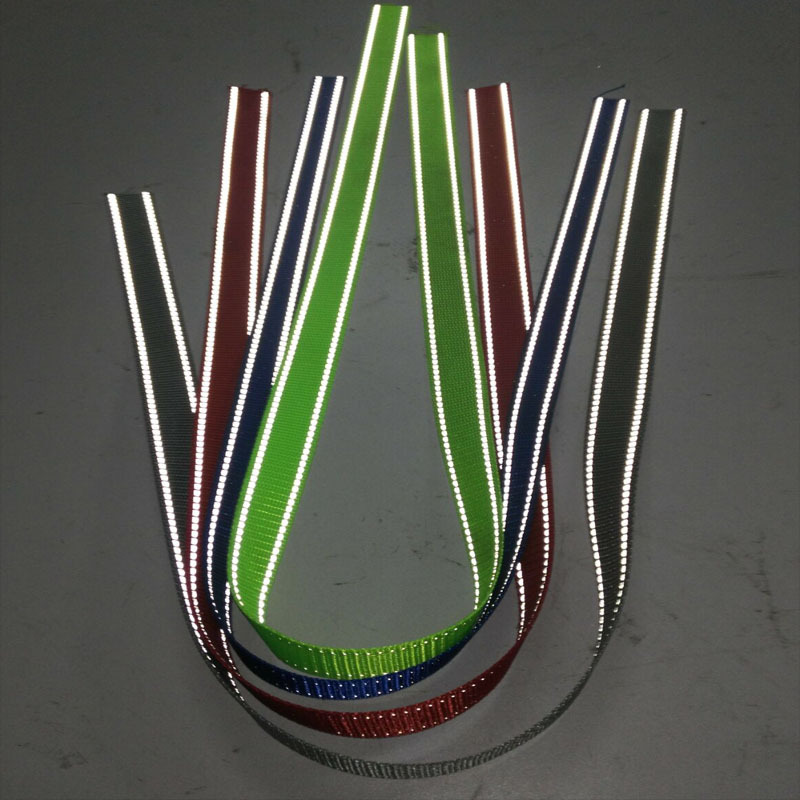 户外用品反光织带反光安全作业警示带强拉力耐磨抗紫外线老化织带