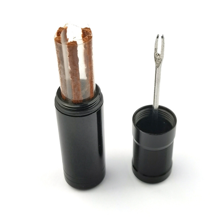 自行车维修工具叉钻头真空胎修补专用便携应急 补胎胶条