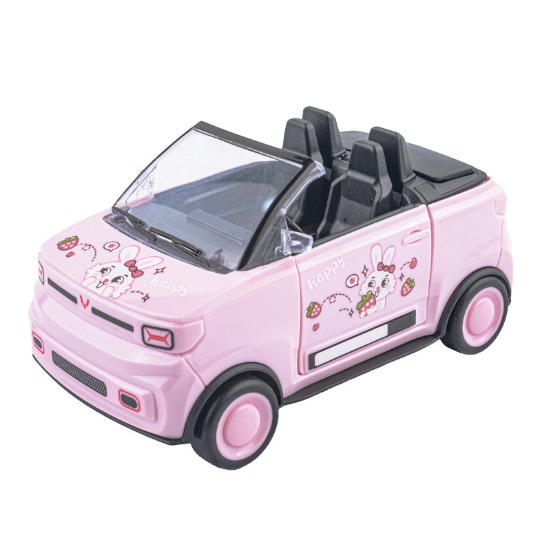 Juguete para niños dibujos animados inercia mini coche deportivo niños y niñas simulación Wuling Hongguang modelo de coche decoración al por mayor