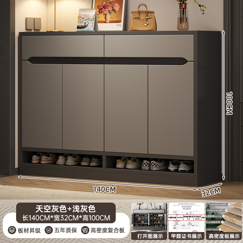 靴キャビネットホームドア 2025 新しい階段屋内玄関ドア玄関キャビネット廊下大容量ドア靴ラック