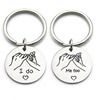 Accessory for St. Valentine's Day stainless steel for beloved, keychain, Birthday gift, Amazon