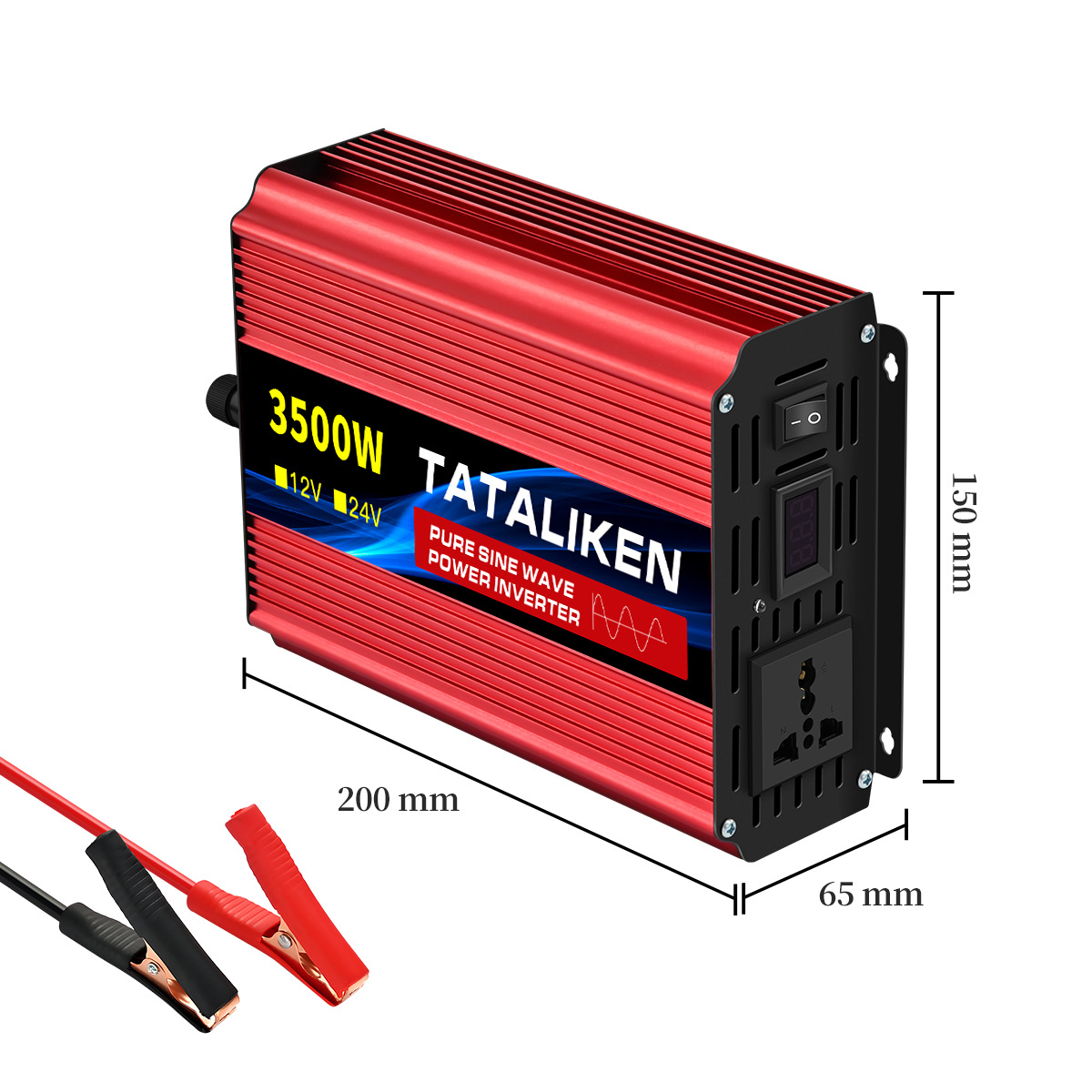 12V 1200W/3500W (se puede personalizar) enchufe universal