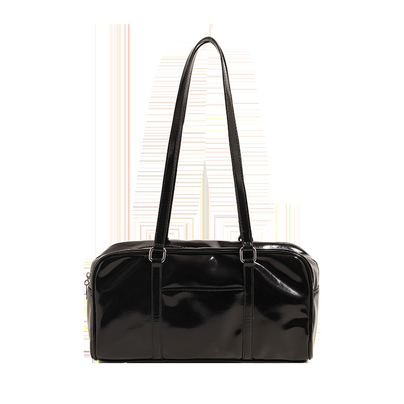 Bolso de viaje retrógrado de mano para mujeres 2025 nuevo bolso de brazo de moda pequeño bolso simple de gran capacidad de hombro image 6