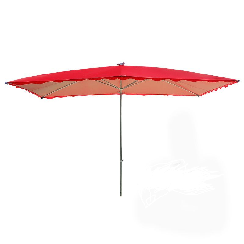 Sombrilla, sombrilla, sombrilla, carpa, sombrilla al aire libre, puesto de sombrilla cuadrada, tipo de sombrilla cuadrada, cobertizo de lluvia grueso y duradero, patio comercial