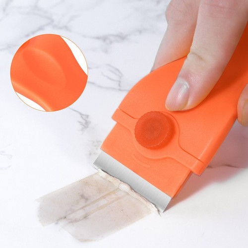 Stainless steel scraper adhesive self-adhesive wall removal cleaning scraper with cover metal blade cleaning scraper